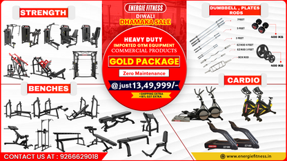 Full Gym Setup in India: Gold Package
