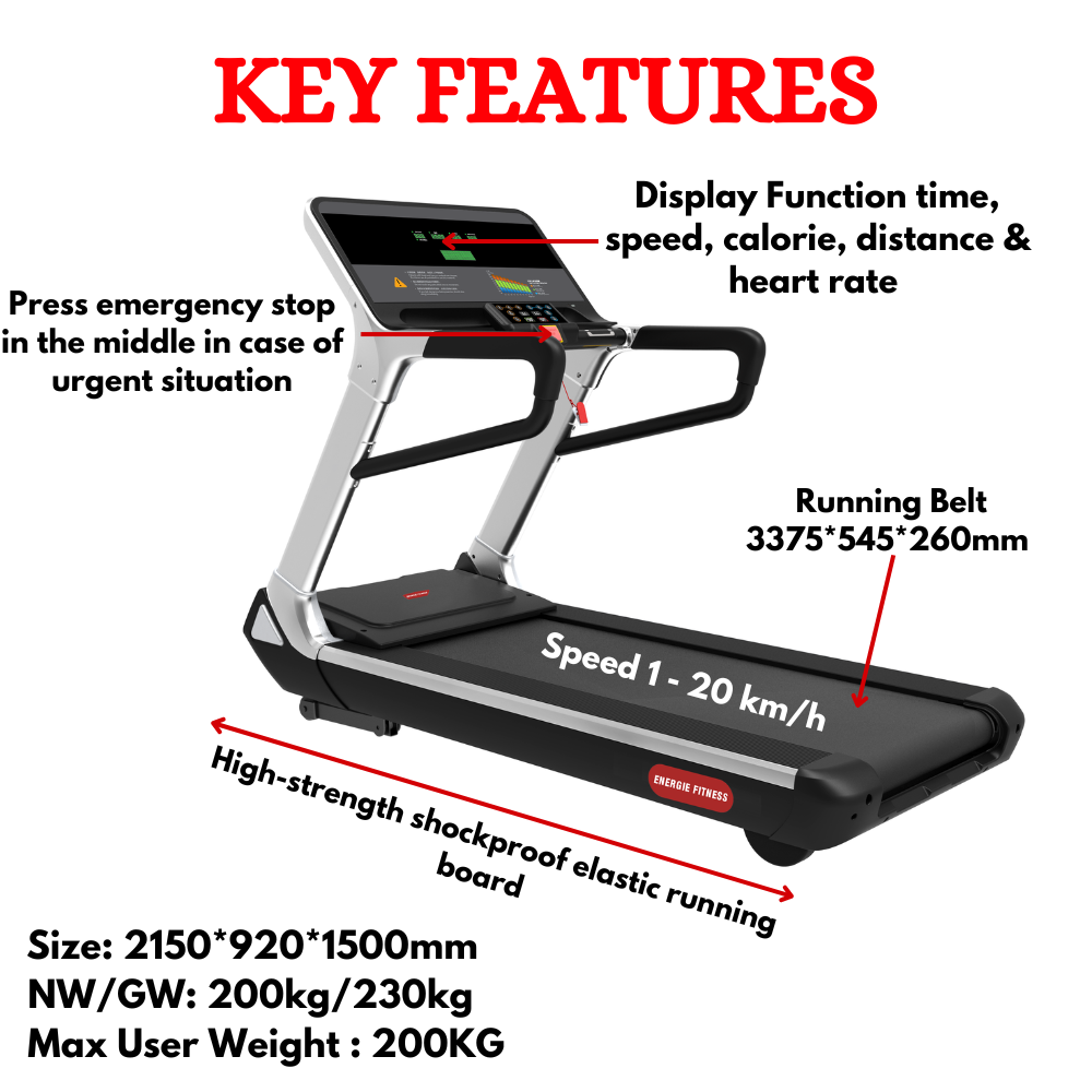 Best Commercial Treadmill-ECT-105