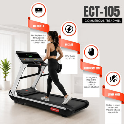 Commercial Treadmill ECT-105