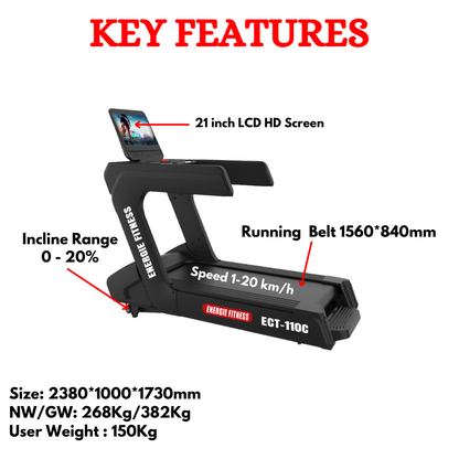 Best Commercial Treadmill ECT-110C