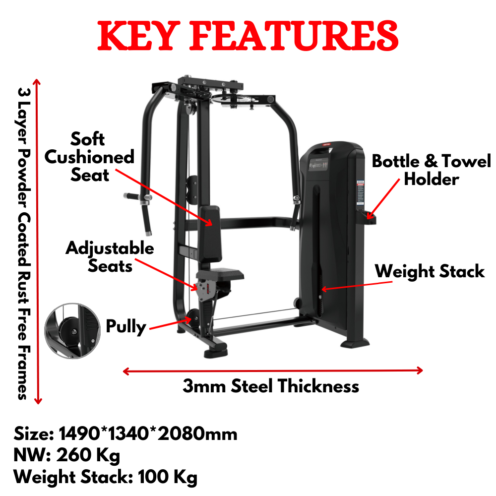 Pec Fly And Rear Delt Machine EDT-02A