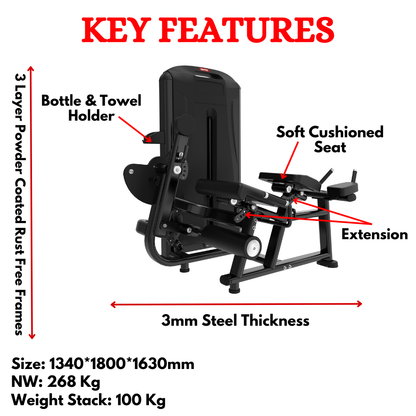 Horizontal and Seated Leg Curl Machine for Sale EDT-1313A