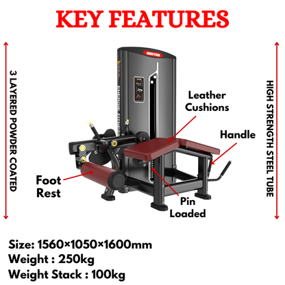 Premium Prone Leg Curl Machine ERT-013A