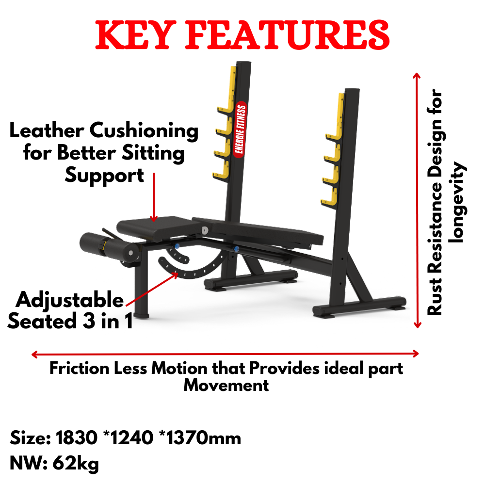 Imported Multi Adjustable Bench Press ETB-345