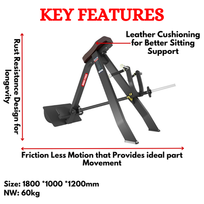 Luxury Incline Level Row Machine ETB-61