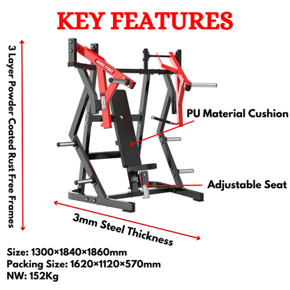 Seated Chest Press Machine- ETM-04