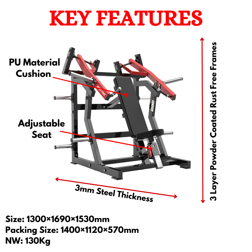 Seated Incline Cable Press Machine- ETM-15