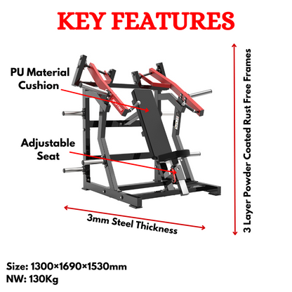 Seated Incline Chest Press Machine ETM-15