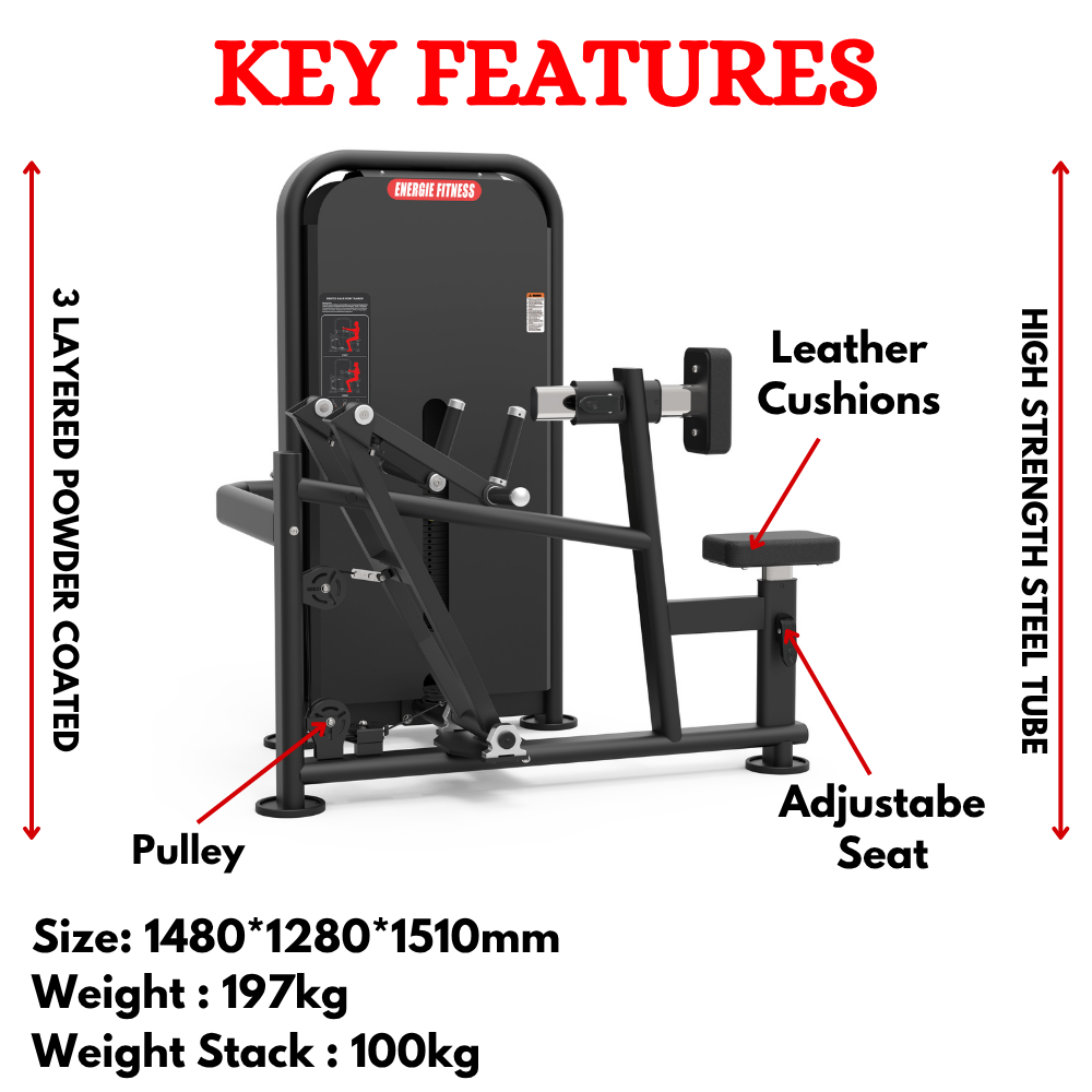 Commercial Machine Rows Commercial Vertical Row Machine EXT-04 – EnergieFitness