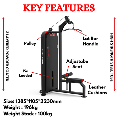 Imported Lat Pull Down Machine EXT-12