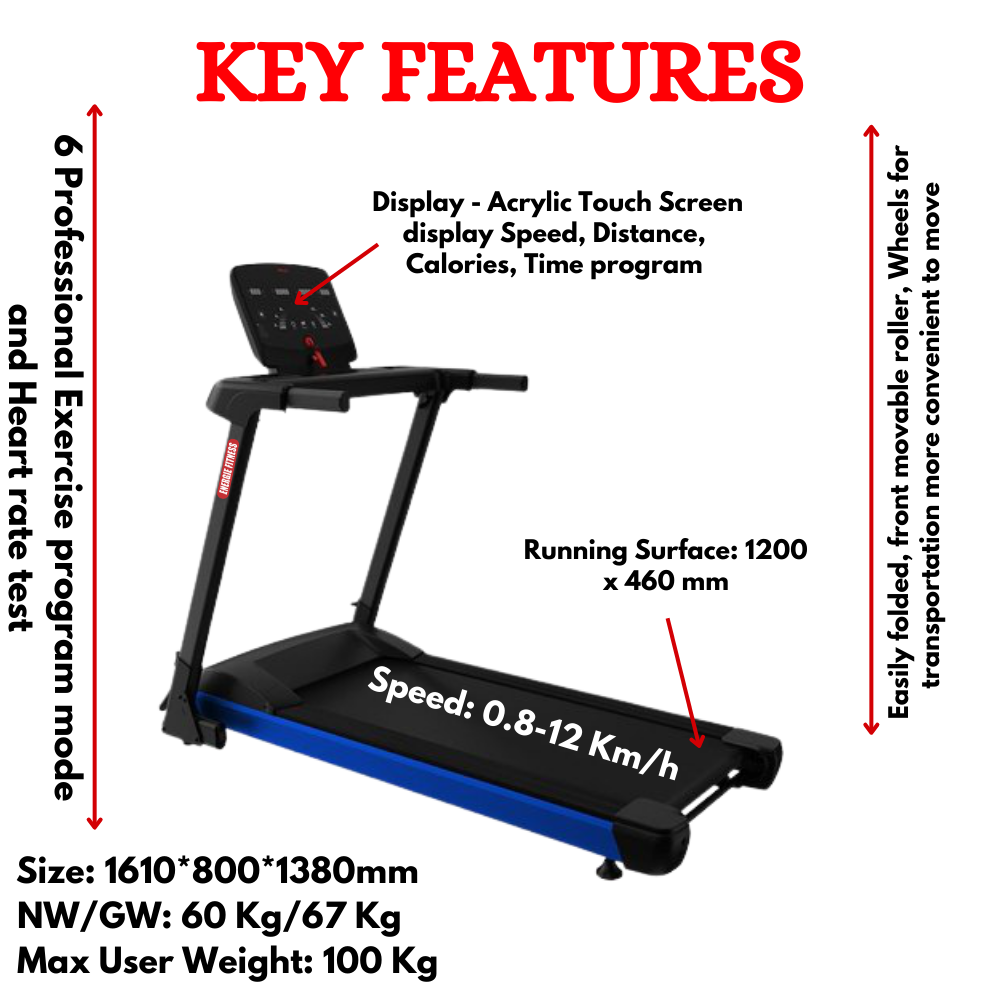 Best Folding Treadmill Running Machine F1-2000M