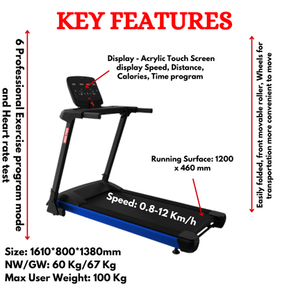 Best Folding Treadmill Running Machine F1-2000M