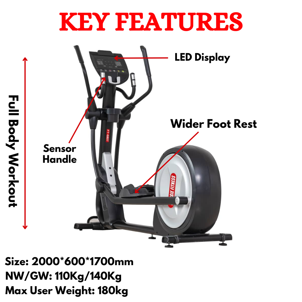 Commercial Elliptical Cross Trainer FT-6807