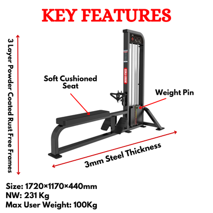 Premium Low Row Machine HB-012A