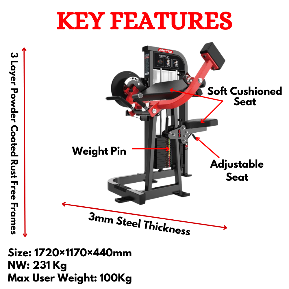 Luxury Bicep Tricep Exercise Gym Machine HB-0607