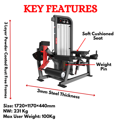 Prone Leg Curl And Seated Leg Extension HB-13A14