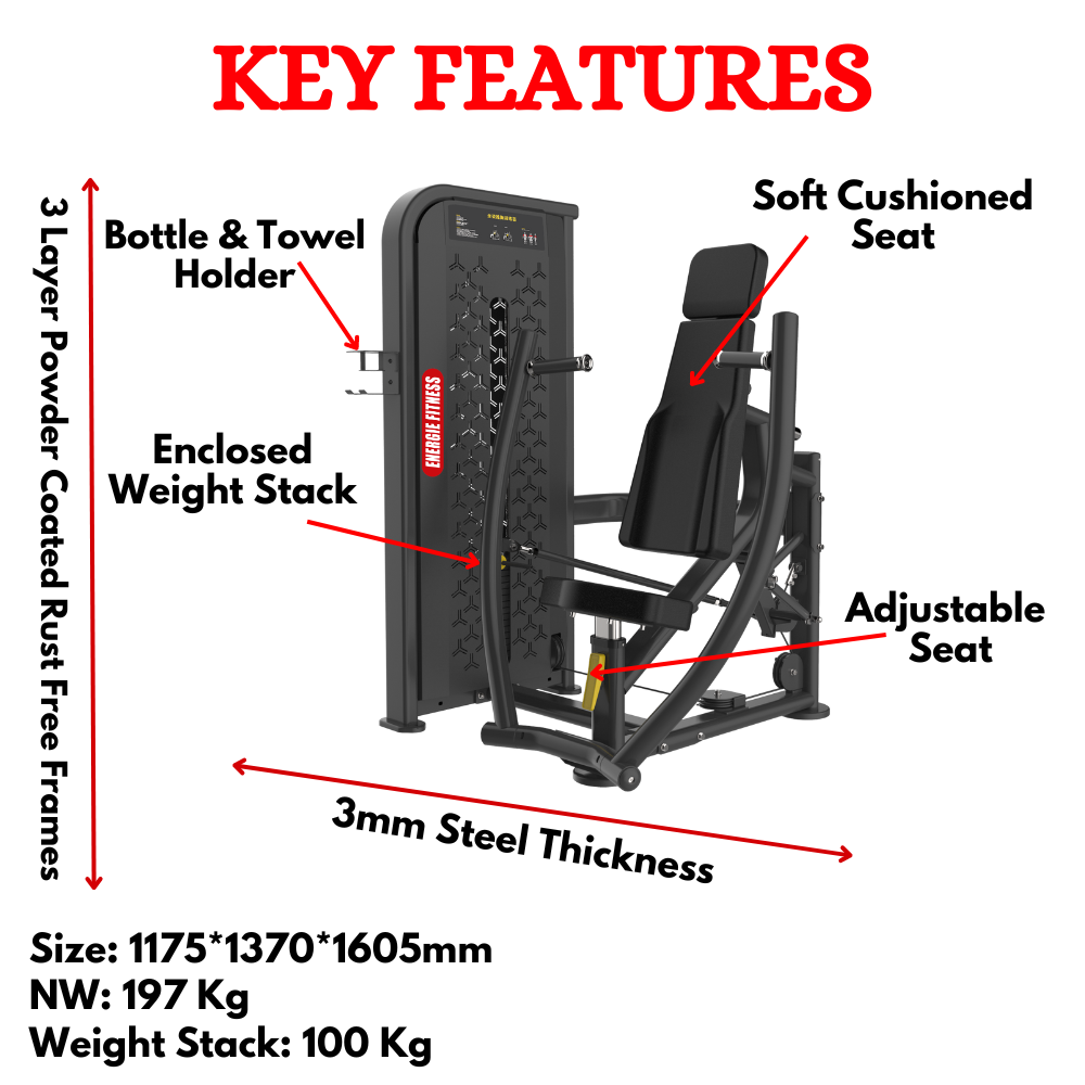 Aesthetic Seated Chest Press Machine HM-001