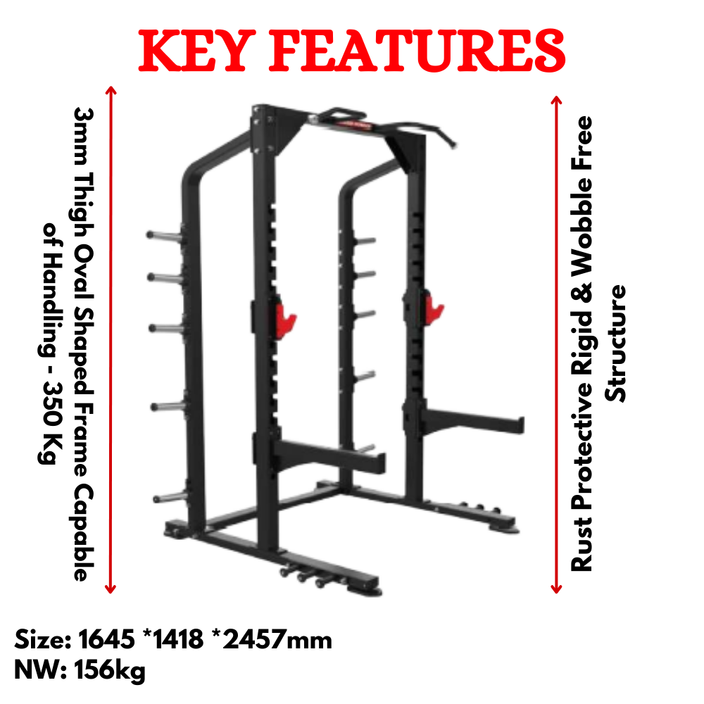 Best Half Power Rack in India MWH-018 – EnergieFitness