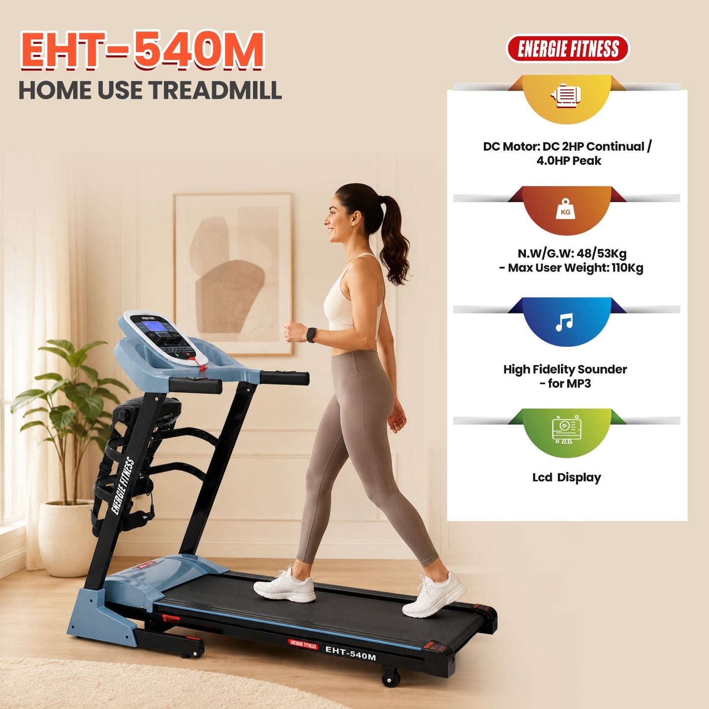Best Treadmill for Home EHT-540M