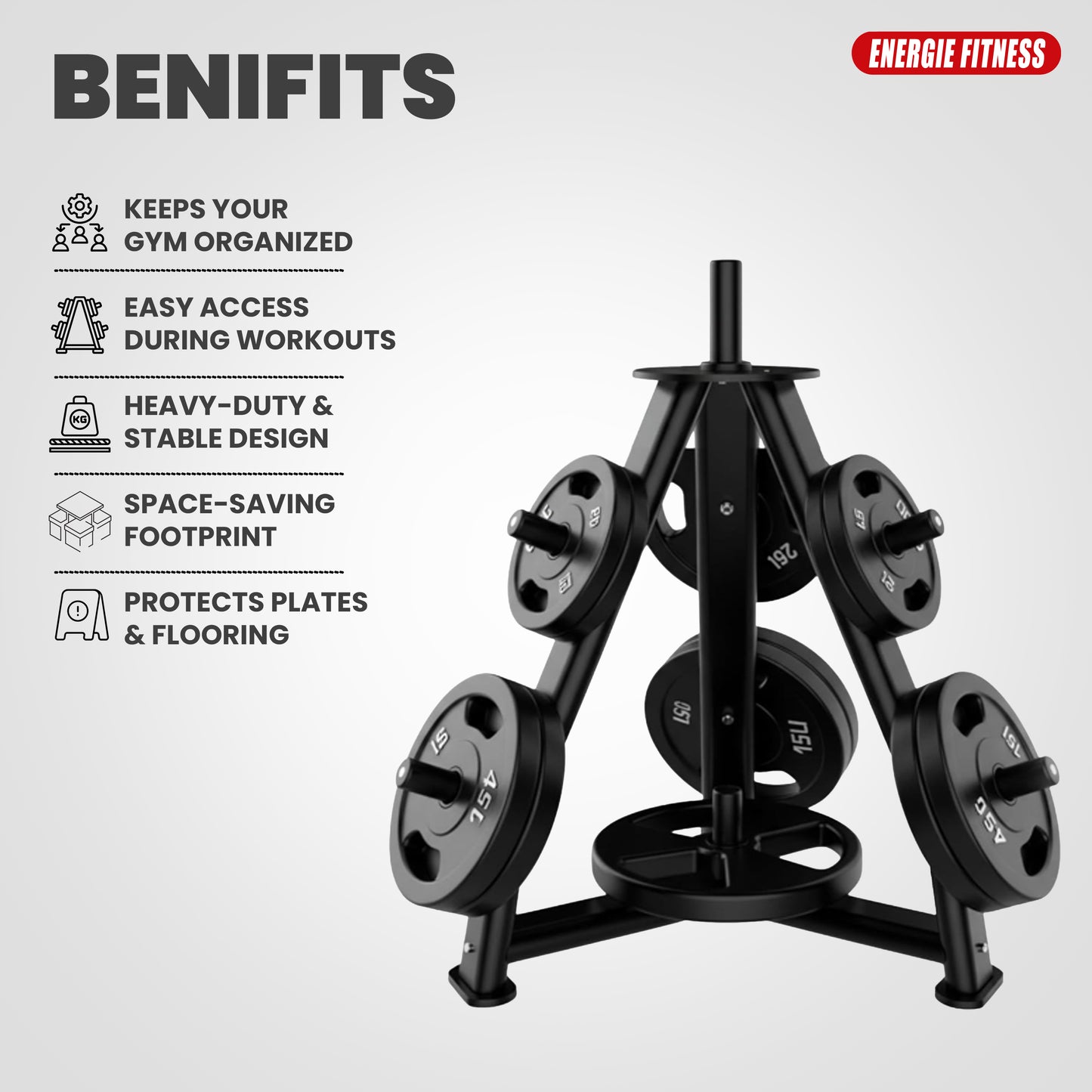 India's Best Weight Plate Tree J-041