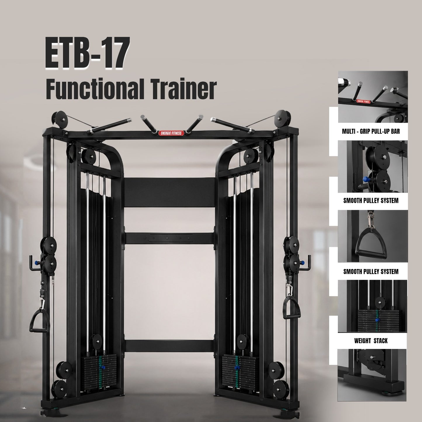 Latest Functional Trainer Gym Machine ETB-17