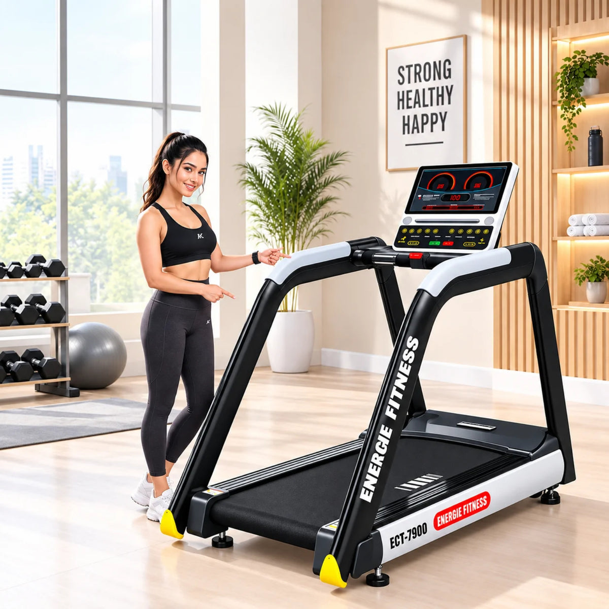 India's Best Commercial Treadmill in India ECT-7900