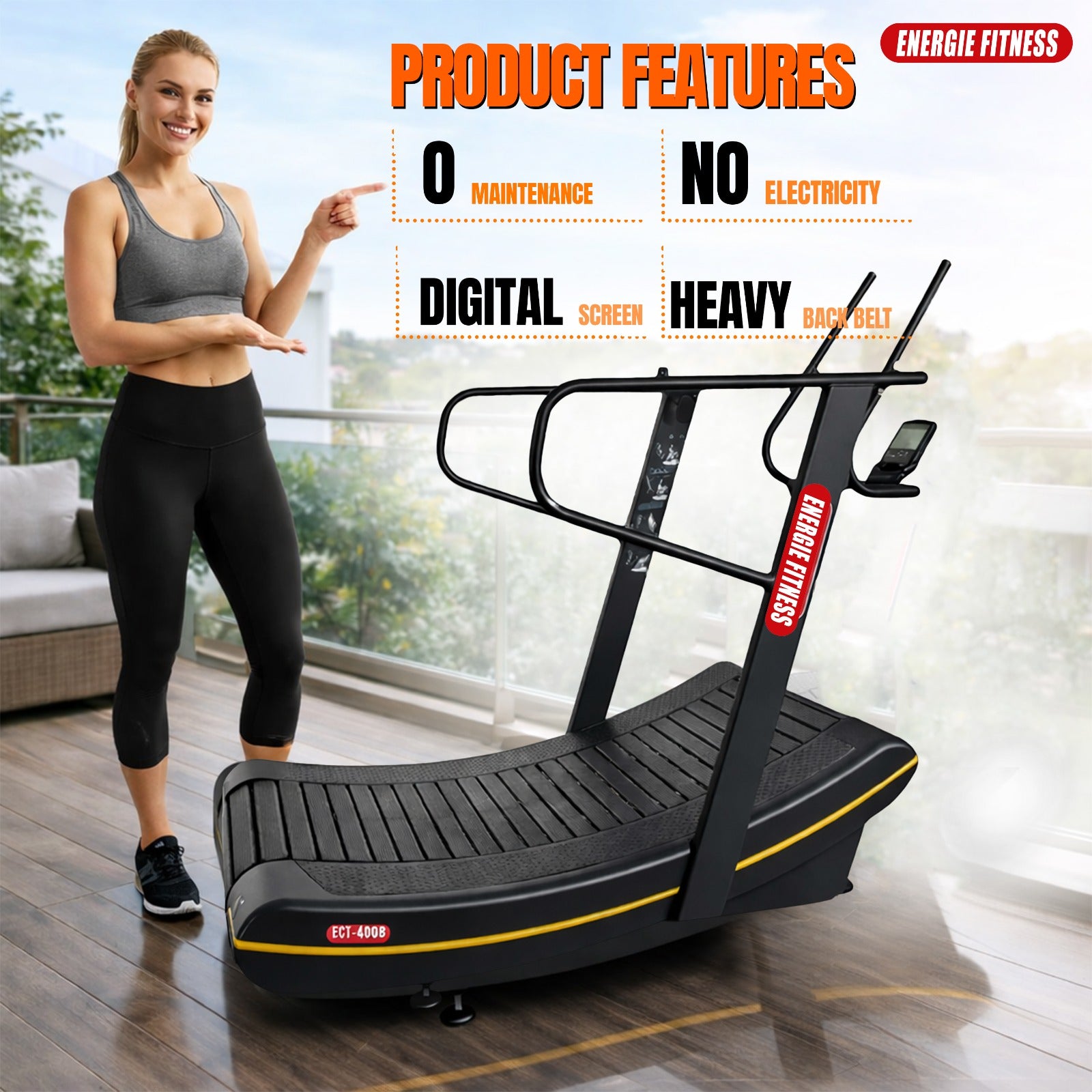 For Sale Luxury Commercial Curve Treadmill ECT-400B