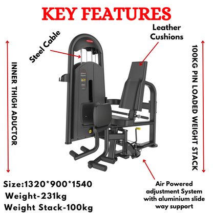 Luxury Inner Thigh Adductor Machine - BK-018