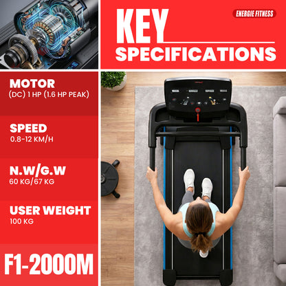 Best Folding Treadmill Running Machine F1-2000M