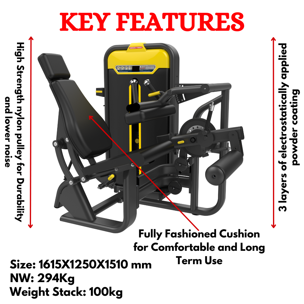 Commercial Leg Extension Leg Curl Machine BMW 1314 EnergieFitness