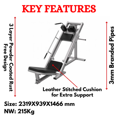 Leg Press Hack Squat Machine Price in India-ER-958