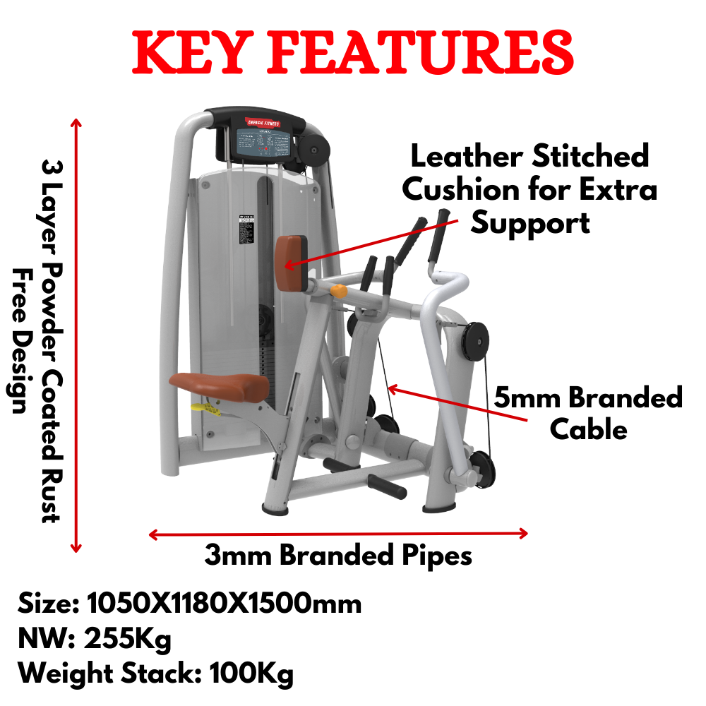 Premium Low Row Machine in India ER-80 – EnergieFitness