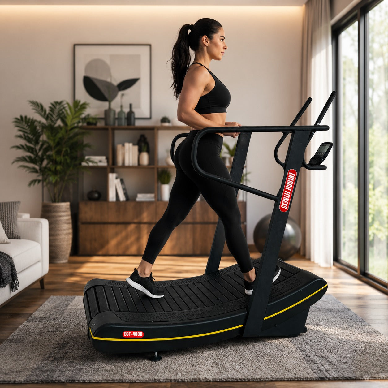 India's Best Luxury Commercial Curve Treadmill ECT-400B