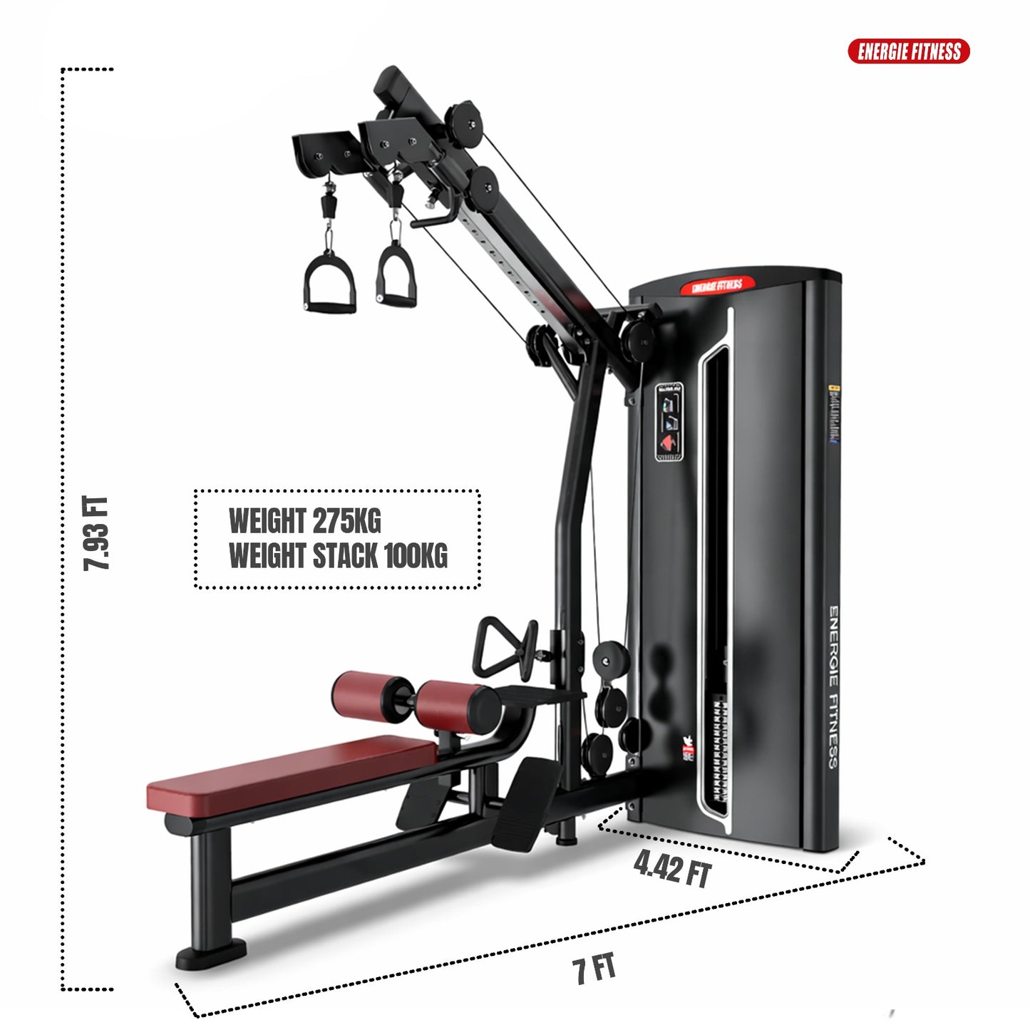 Premium Lat Pulldown And Long Pull Machine ERT-1204A