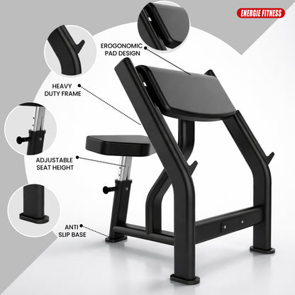 Premium Scott Bench and Preacher Curl in India J-040