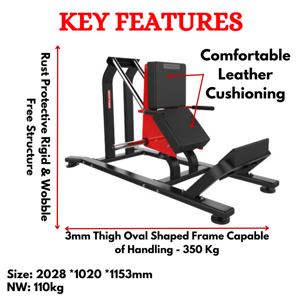 Commercial Seated Calf Raise Machine-MWH-010