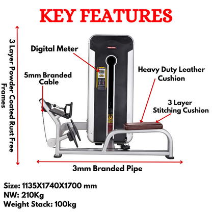 Best Seated Horizontal Pully Machine in India - TNT-012A