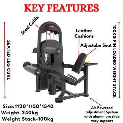Seated Leg Curl Gym Machine BK 013 EnergieFitness