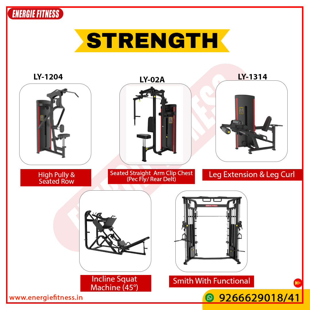 Premium Gym Equipment Setup