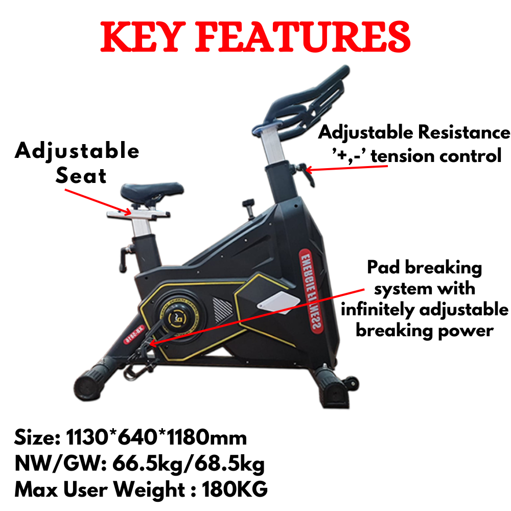 Best Transformer Spinning Bike-XB- 5816B (with 24kg Fly Wheel)