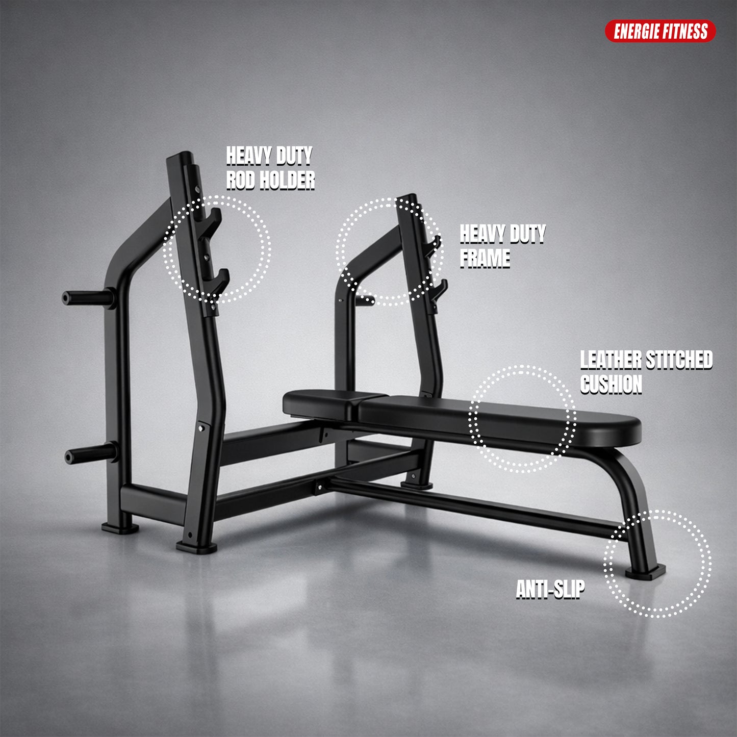 Weight Bench (Luxury) Gym Bench J-023