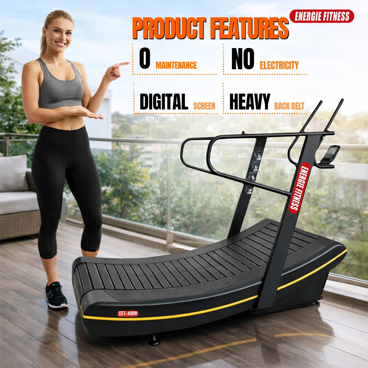 Premium Curve Treadmill (Supreme) - ECT-400B lite